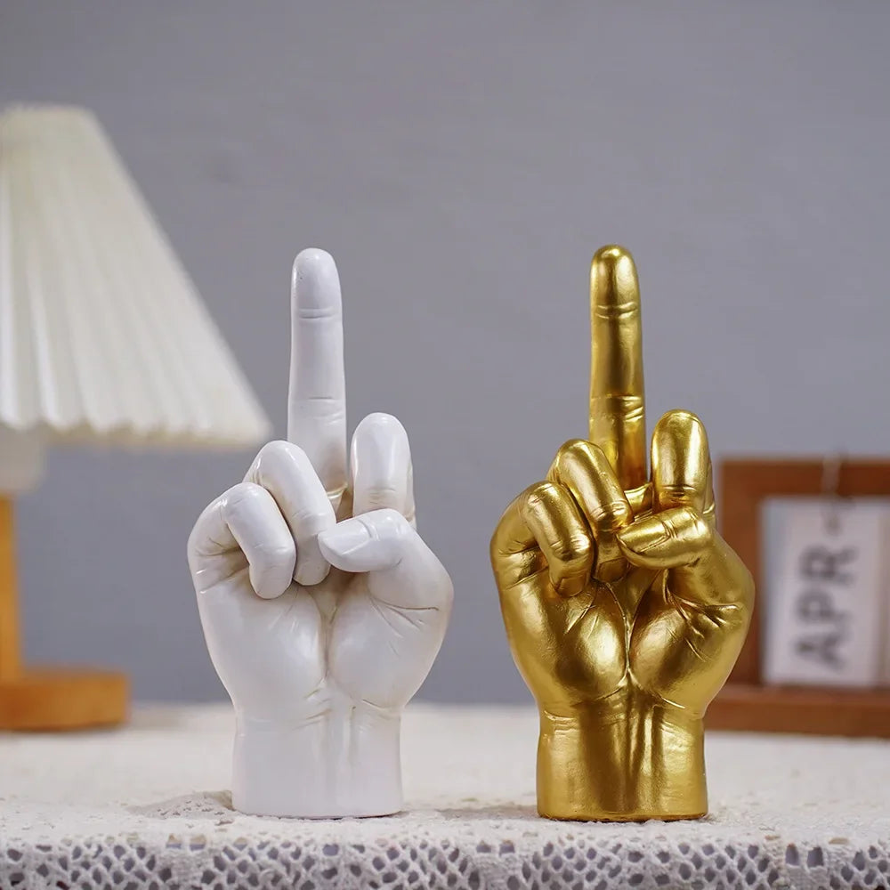 Resin Crafts Middle Finger