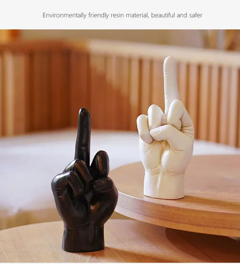 Resin Crafts Middle Finger