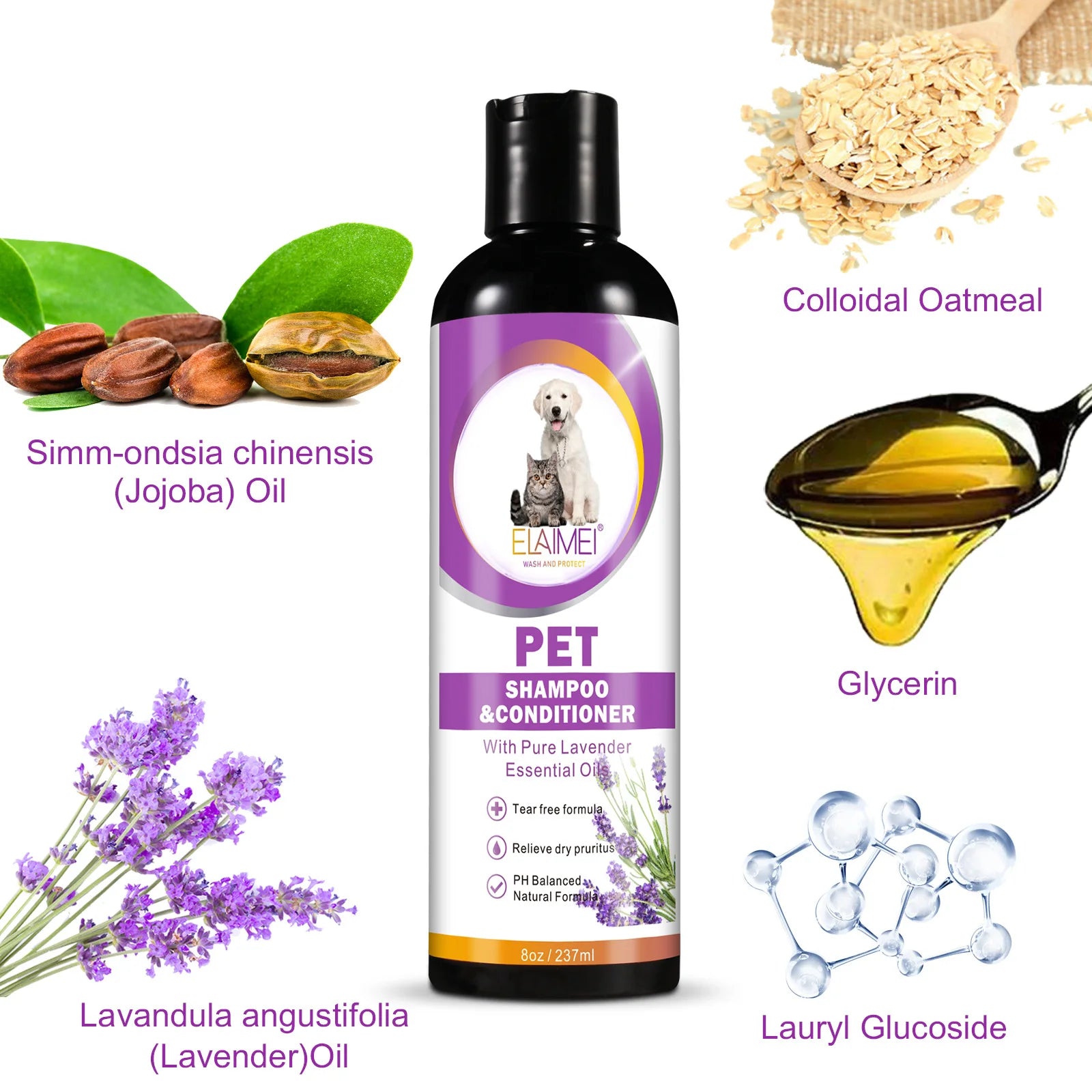 Pet shampoo for dogs