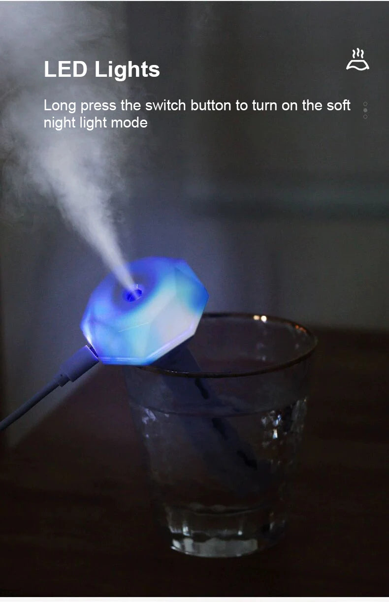 LED Lamp Portable Humidifier