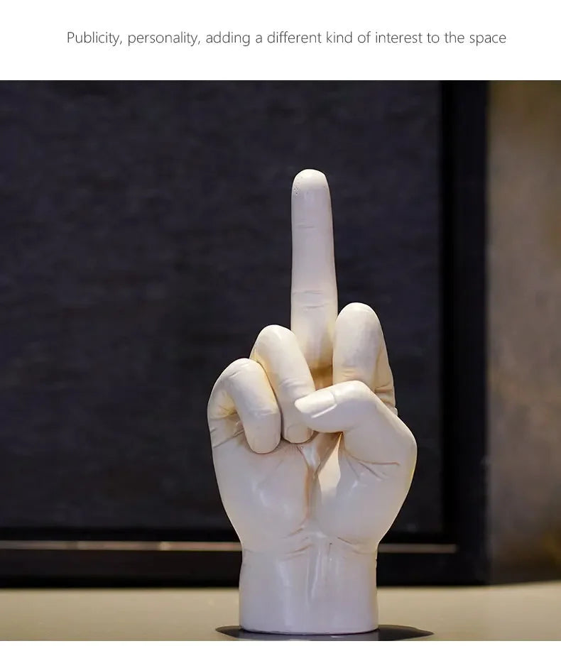 Resin Crafts Middle Finger