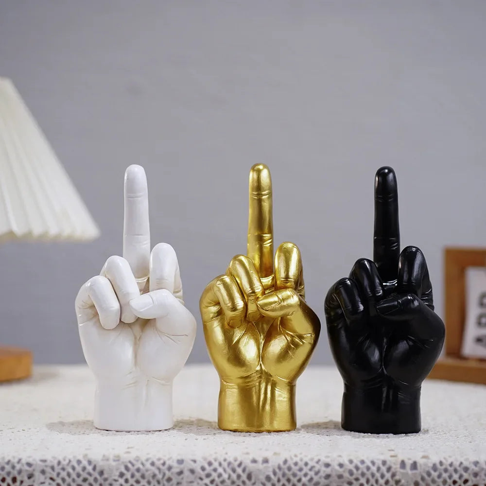 Resin Crafts Middle Finger