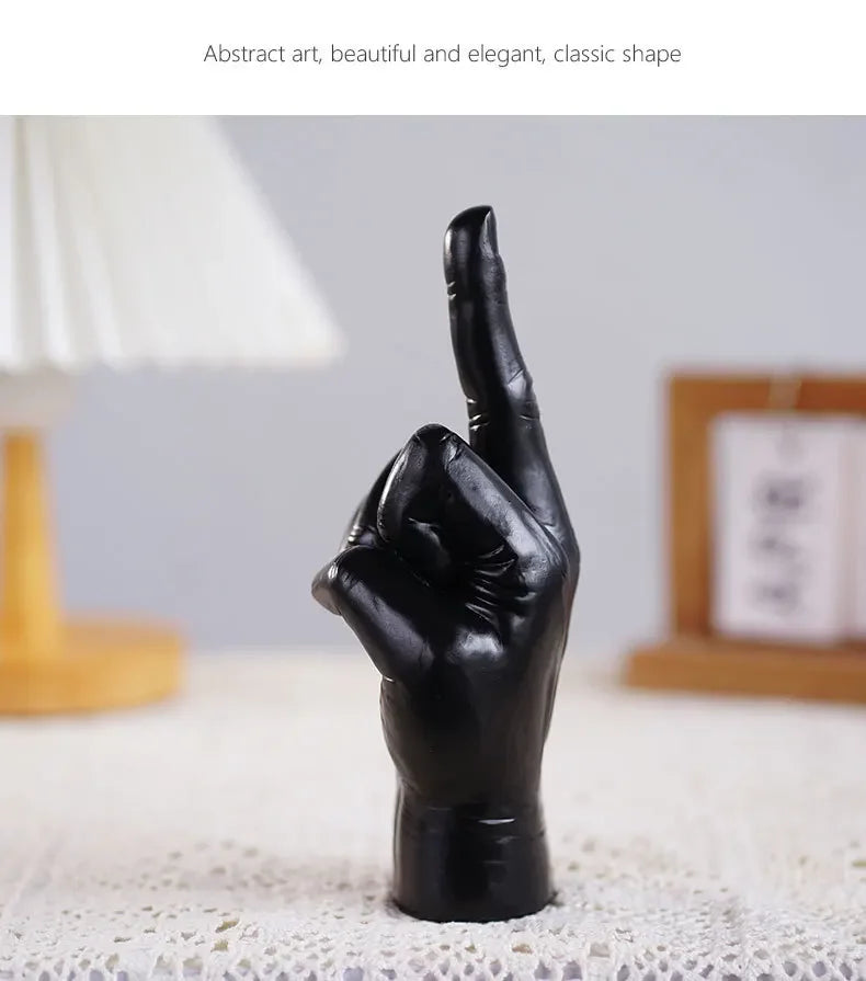 Resin Crafts Middle Finger