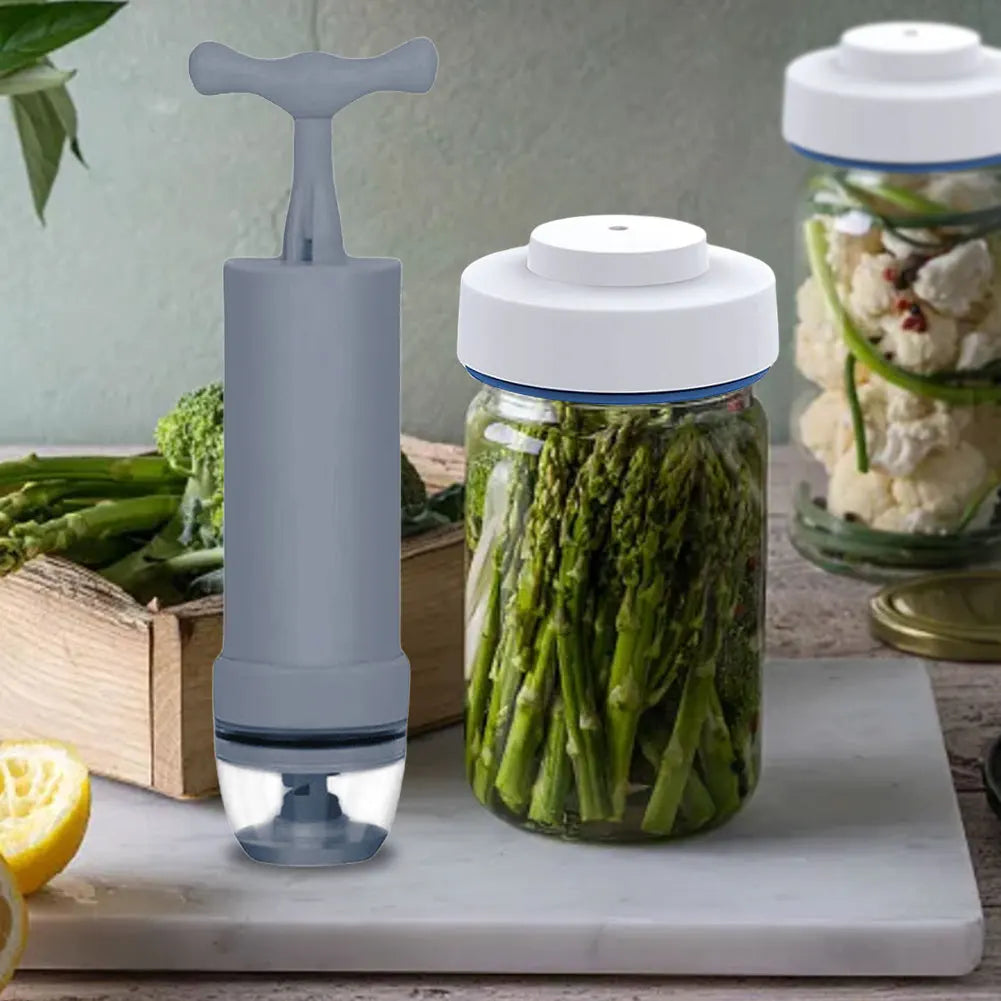 Electric Mason Jar Vacuum Sealer for Food Storage BPA Free Food Storage Vacuum Sealer Odorless Attachment Kit for Wide Mouth Jar