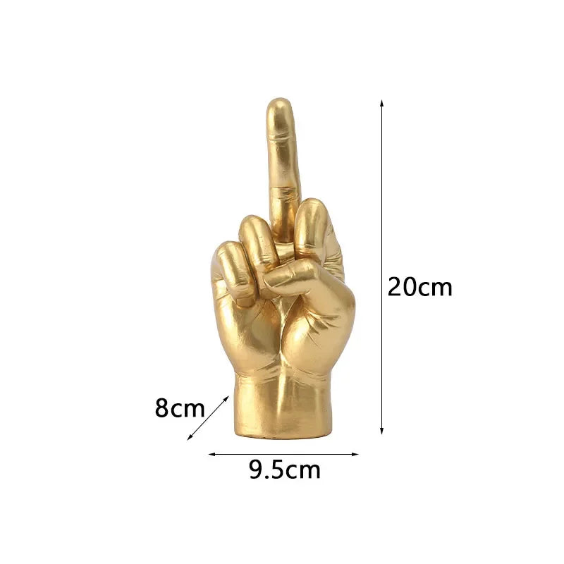 Resin Crafts Middle Finger