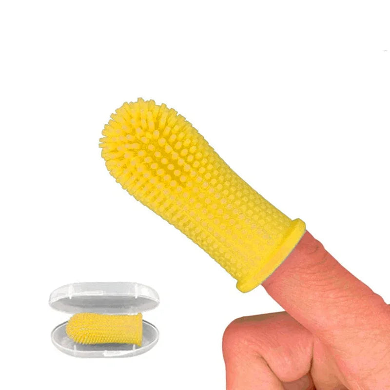 Pet finger toothbruh