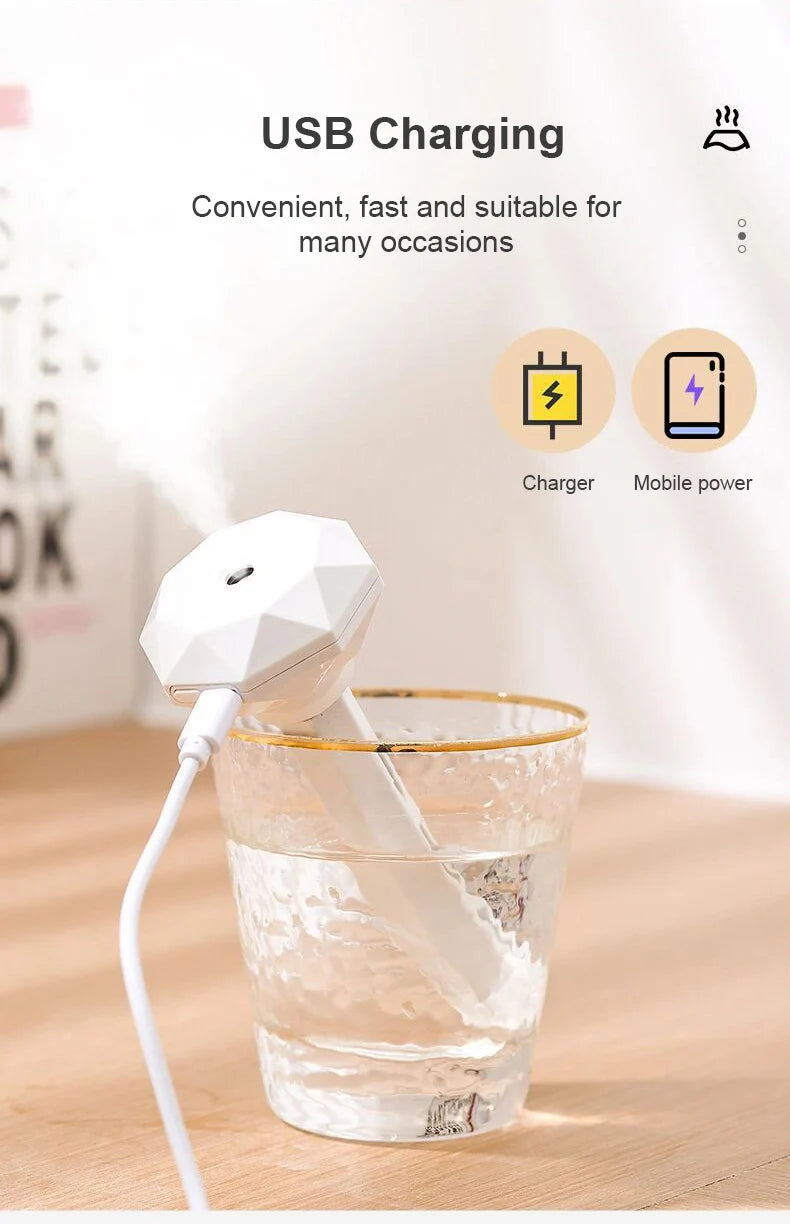 LED Lamp Portable Humidifier