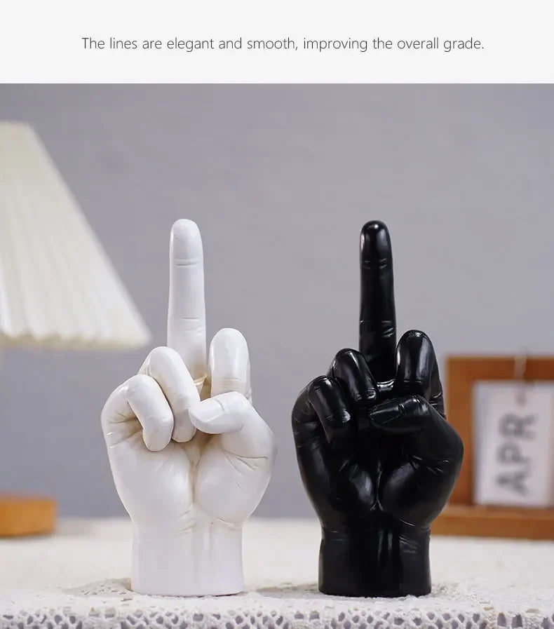 Resin Crafts Middle Finger
