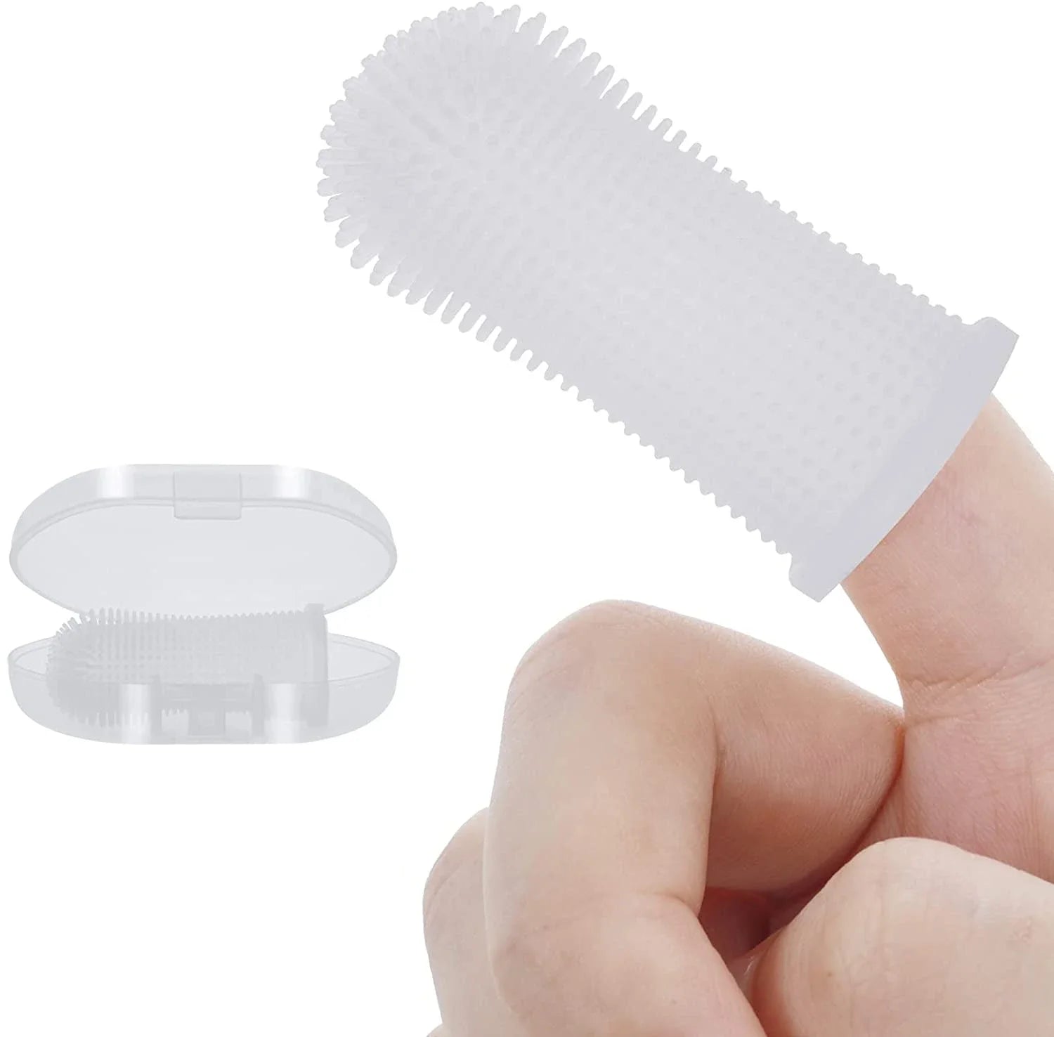 Pet finger toothbruh