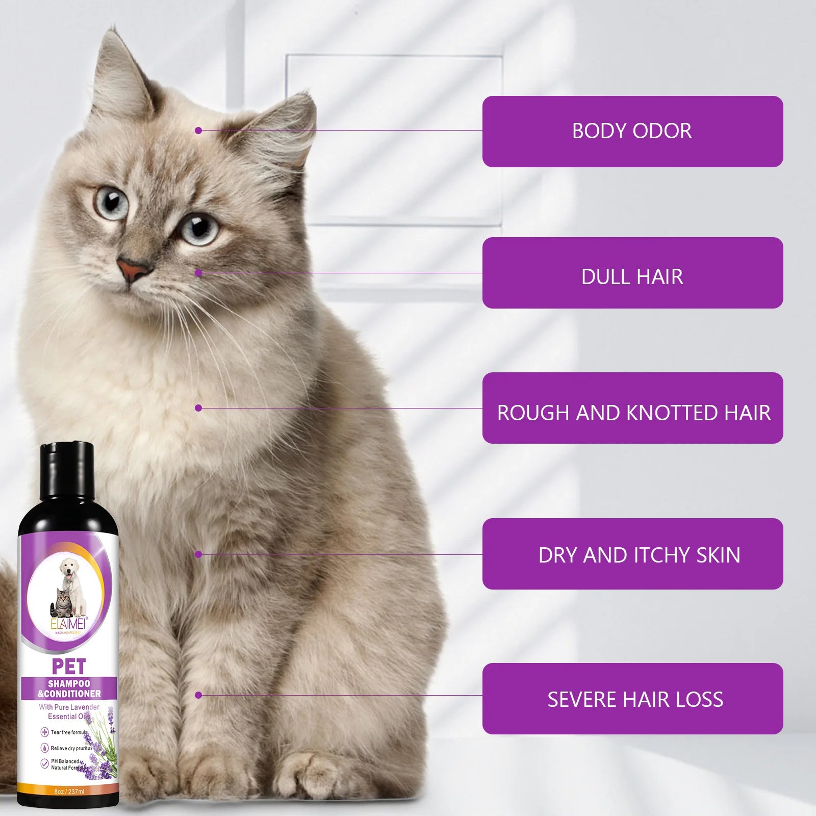 Pet shampoo for dogs
